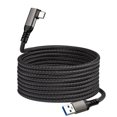 thumbnail image 3 of Cable de carga de línea de datos de 5M para auriculares Oculus Quest 2 Link VR, USB 3,2 tipo C, transferencia de datos, Cable USB a tipo C, 3 of 5