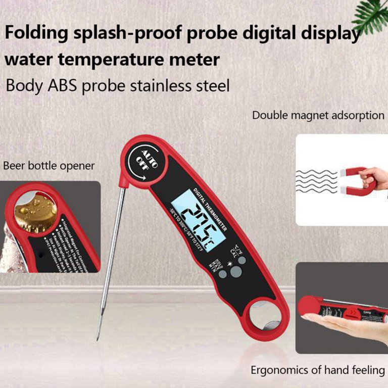 Thermometers: DeltaTrakessentials Q1000 Folding Probe Digital BBQ Meat  Thermometer, Instant Read, Waterproof