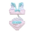 thumbnail image 5 of Toddler Girls Swimsuits 2 Piece Cute Bathing Suit Kids Boys Bikini 3D Cartoon Sleeveless Summer Beach Girls' Swimwear Swim Suit Pink Size 2-3 Years, 5 of 5