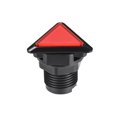 thumbnail image 4 of Botón de juego 39x39x39 Triángulo Interruptor de botón iluminado LED de 12V con microswitch para arcade de video Rojo 5pcs, 4 of 5