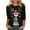 2Black, variant on 2024 Christmas Shirts for Women Casual Red Wine Glass Graphic Tees Trendy 3/4 Sleeve Tops Xmas Crewneck Tunic Blouse