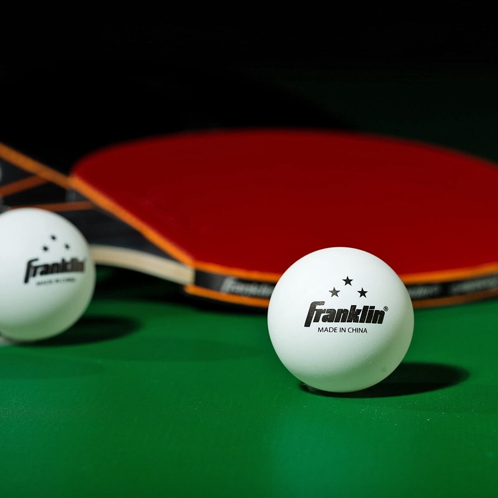 Franklin Sports Industry 57102 Table Tennis Balls, 3-Star, White, 6-Pk.