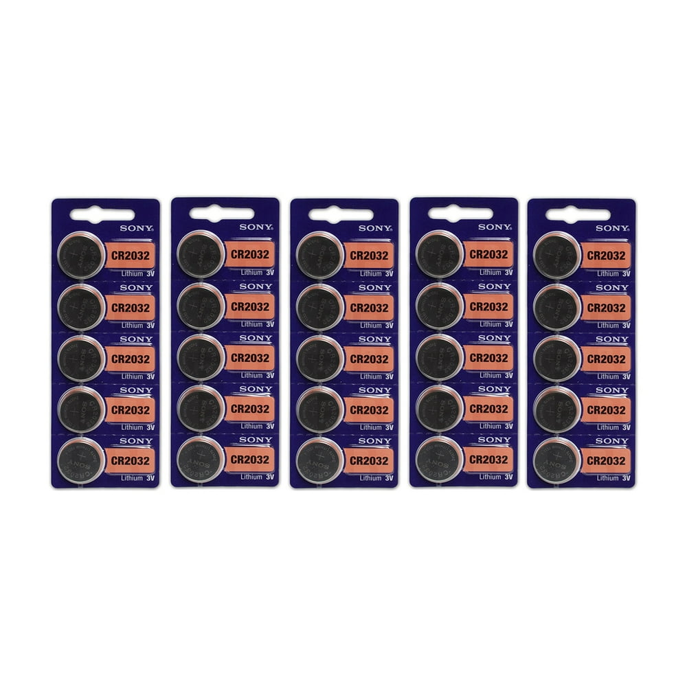 Sony CR2032 High Energy Button Cell Lithium Watch 3V Battery 25 Pack