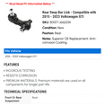 thumbnail image 2 of Rear Sway Bar Link - Compatible with 2015 - 2023 Volkswagen GTI 2016 2017 2018 2019 2020 2021 2022, 2 of 2