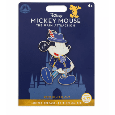 Pin New w Card Disney 50th Mickey The Main Attraction 6 of 12 Peter Pan's Flight