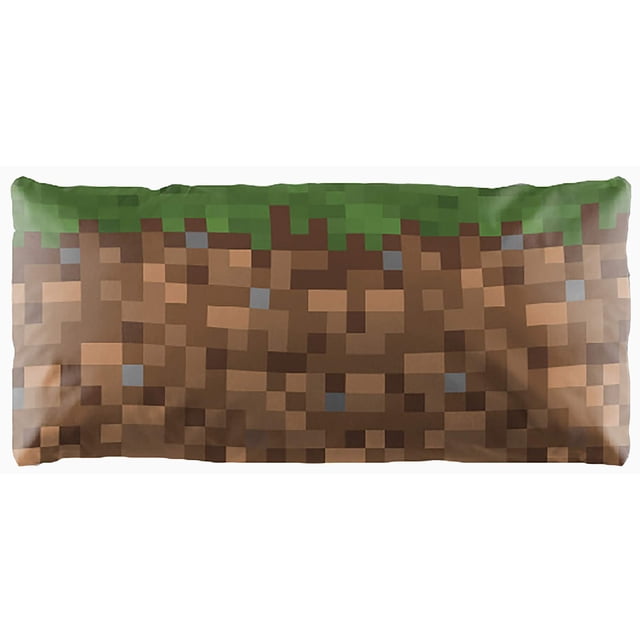 Funda de almohada corporal decorativa Jay Franco Minecraft 20x54