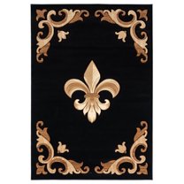 United Weavers Bristol Barnsley Black Area Rug 53 x 76