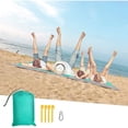 thumbnail image 4 of Beach Blanket Waterproof Sandproof, 83''×78'' Picnic Beach Blankets Oversized for 4-7 Adults, Lightweight & Durable Beach Mat Quick Drying for Beach Travel, Camping, Hiking, 4 of 9