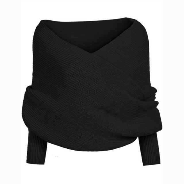 Sonducket Bufanda larga gruesa y cálida para mujer, chal informal, duradero, suave, transpirable, estilo europeo, invierno Accesorios de disfraces Negro