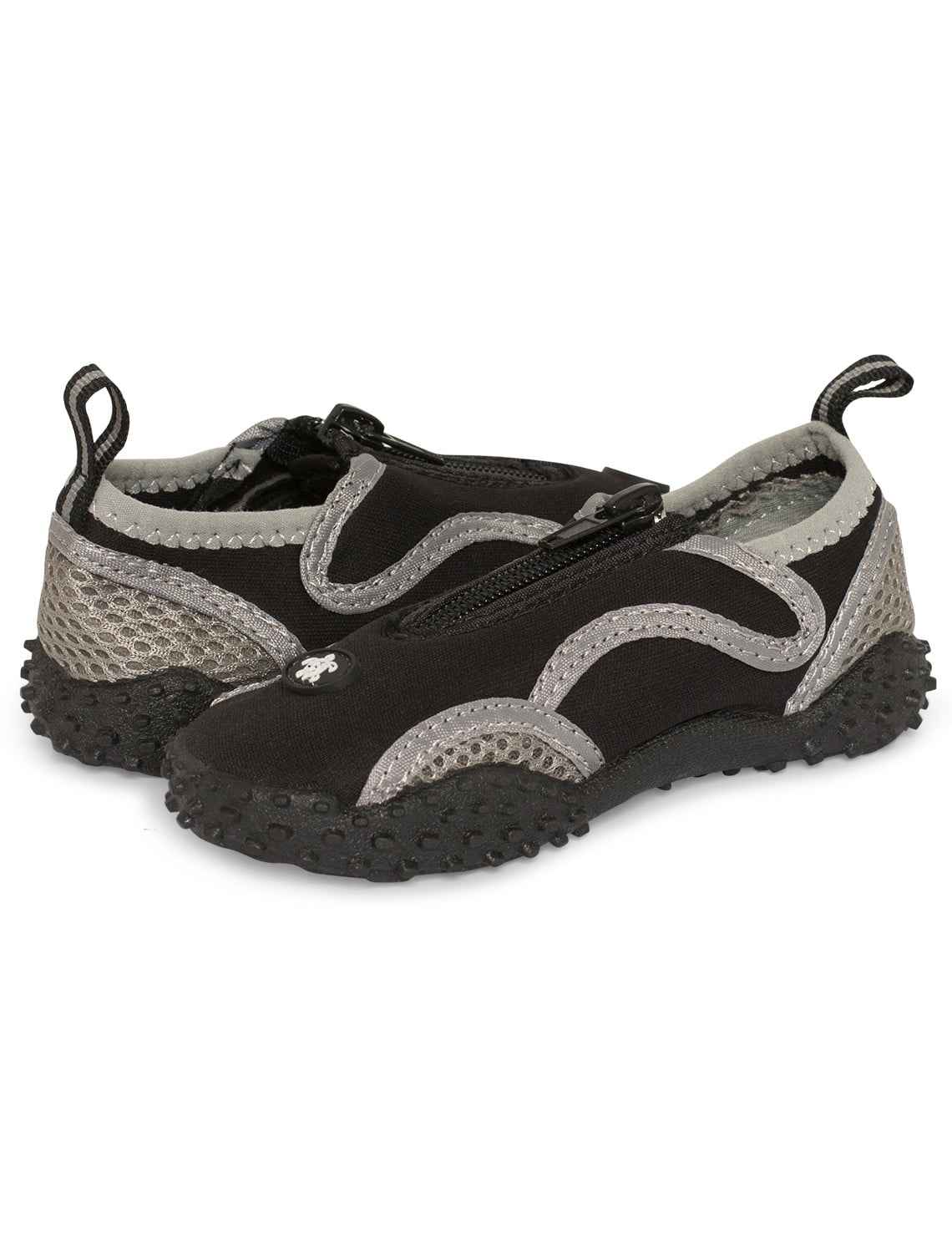 Tuga Kids Water Shoes, Black/Grey, 11 