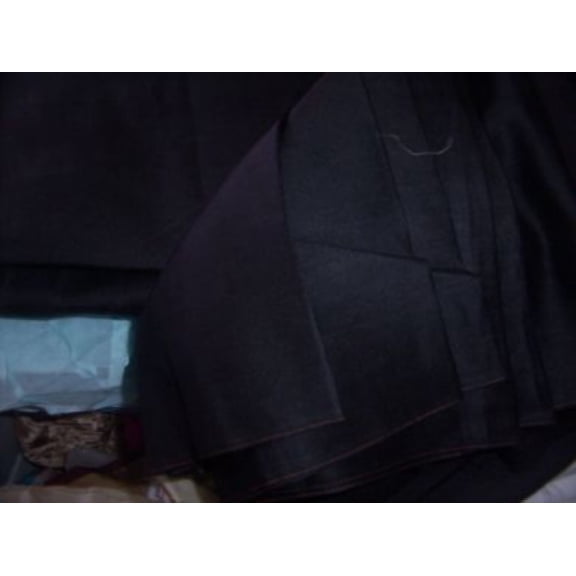 100 % pure linen fabric black colour 58" wide [76]