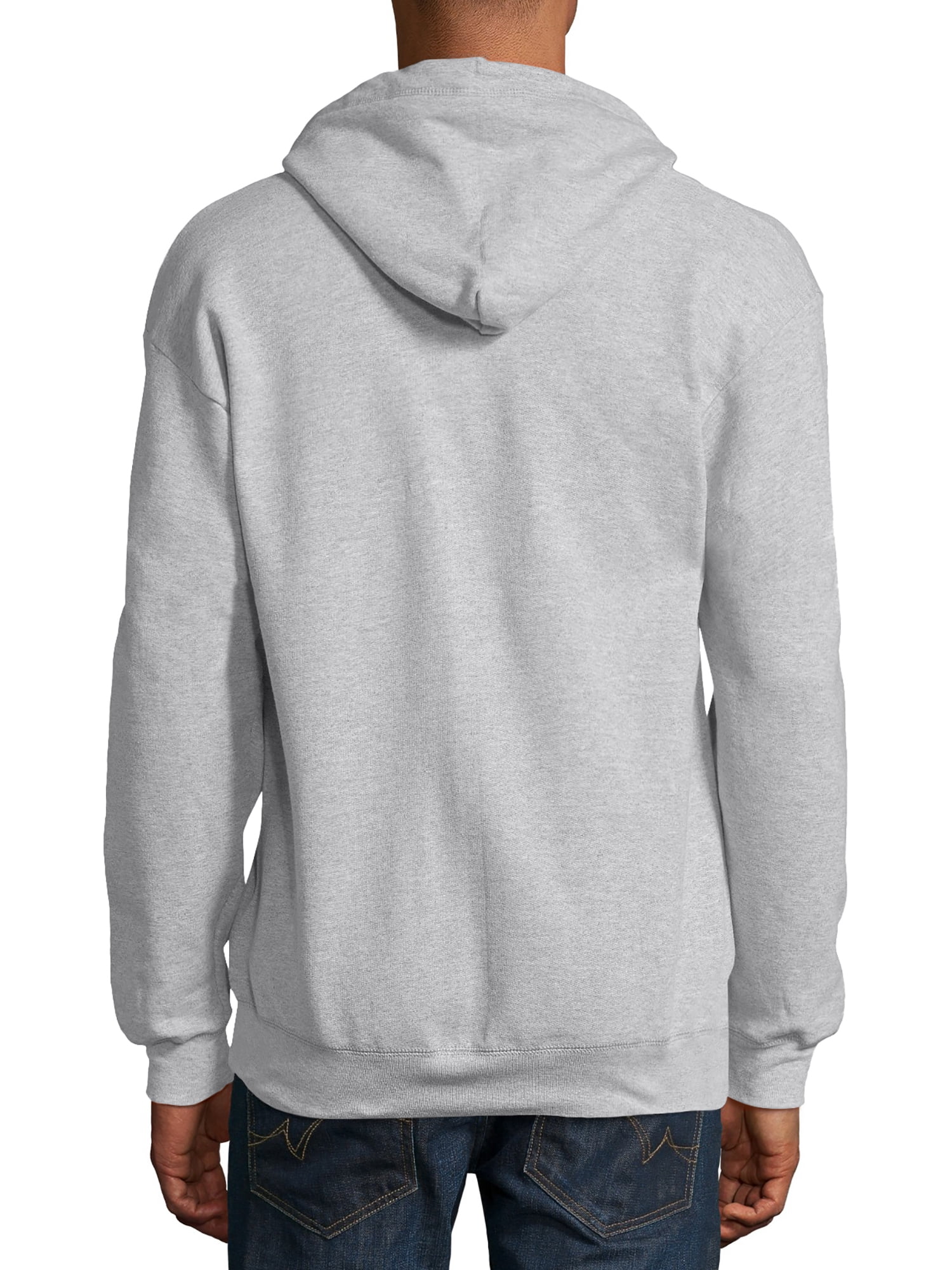 Hanes Men's and Big Men's Ecosmart Fleece Full Zip Hooded Jacket, up to Size 3XL