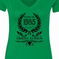 thumbnail image 4 of Inktastic Born in 1985 Limited Edition Women's V-Neck T-Shirt, 4 of 5