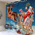 thumbnail image 1 of Tapiz de Navidad 3D Decoración para colgar el dormitorio Sala de Dormitorio 71inch Home Tabletop Centerpiece Papá Noel perfecl Tapicería de pared navideña, 1 of 6