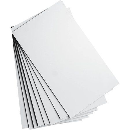 10 Boards Of 11"X 19" Whiteboard Coated MDF, 3Mm 1/8Th Inch | Glowforge Ready, Boards For Crafting, Laser Cuttin,G, Laser Engraving, And Dry Erase