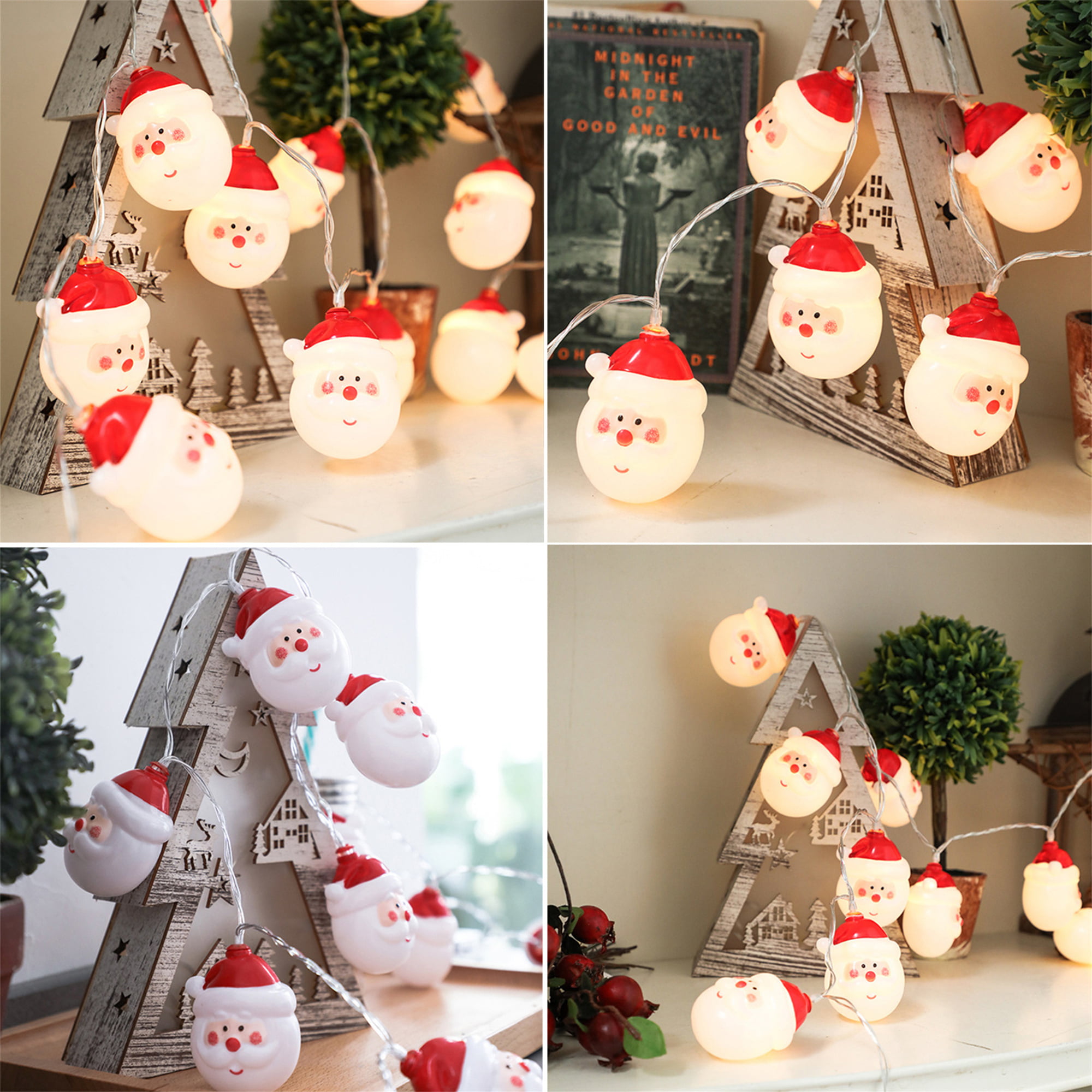 Details about   2M LED Christmas Fairy String Light Lamps Xmas Party Santa Tree Hanging Decor US 