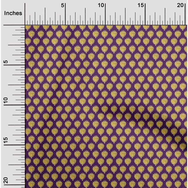 oneOone Viscose Jersey Fabric Floral & Flying Swan Block Print Fabric BTY 60 Inch Wide