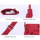 thumbnail image 5 of Bolsa De Hombro Bolsos cruzados para mujer PU duradero con cremallera para el ocio diario (rojo) Ehuebsd Para Estrenar, 5 of 6