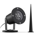 thumbnail image 1 of LED Christmas Projection Light Snowflake Pattern Metal Shell IP65 Waterproof, 1 of 6