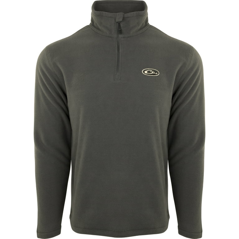 Camp Fleece 1 4 Zip Gray X Large Walmart