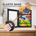 thumbnail image 5 of Picture Frame Decorative Elastic Band Rectangular Wall-mounted Replacement Photography Painting Display Frames Natural Color 10.2*15.2cm, 5 of 10