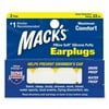 Macks Pillow Soft Silicone Ear Plugs - 2 Pair, 3 Pack