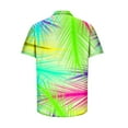 thumbnail image 5 of Wavsuf Mens Shirts Short Sleeve t Shirts Turndown Summer Green Shirts Size M, 5 of 5