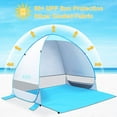 thumbnail image 6 of Large   Beach Tent for 3-4 People, UPF 50+  Shelter with Ventilation and Windproof Design, 6 of 6