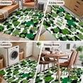 thumbnail image 5 of Area Rugs for Living Room 4x6 Ft, St. Patrick's Day Non Slip Area Rugs for Kitchen Bedroom Entryway, Green Shamrock Leaves Black Cloud Spring Washable Carpet Runner Rug Floor Mats for Bedroom, 5 of 8