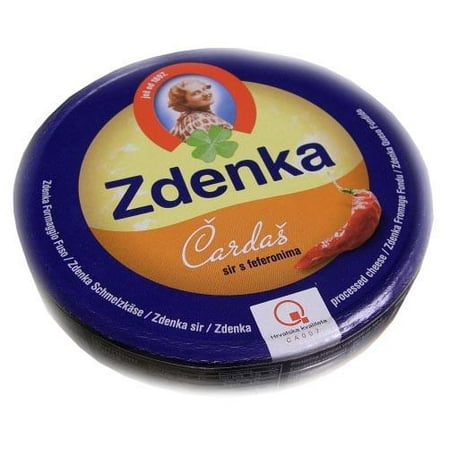 Pepper Jack Cheese - Spreadable Cheese Wedges - Hot Pepper (Zdenka) 140g