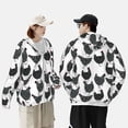 thumbnail image 5 of Fotbe Retro Rooster Men's Women's UPF 50+ Sun Protection Jacket Hooded Cooling Shirt with Pockets Hiking Outdoor Performance-XX-Large, 5 of 8