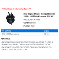 thumbnail image 2 of Rear Engine Mount - Compatible with 2006 - 2008 Buick Lucerne 3.8L V6 2007, 2 of 2