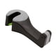thumbnail image 3 of Soporte para teléfono con gancho oculto para reposacabezas de coche 2 en 1, colgador para respaldo de asiento negro gris, 3 of 9