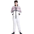 thumbnail image 1 of Mens Fashion Jumpsuit Adult One Piece Non Footed Pajamas, 1 of 2