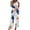 White jumpsuits for women, variant on Wycnly Womens Jumpsuits Fashion Elastic Waist One Shoulder Wide Leg Long Jumpsuits with Pocket Trendy Geometric Print Slash Neck Sleeveless Maxi Summer Rompers Purple s