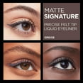 thumbnail image 4 of L'Oreal Paris Makeup Matte Signature Liquid Dip Eyeliner, Waterproof, Precise and Easy Application, All Day Wear, Vivid Matte Finish, Greige, 0.07 fl; Oz., 4 of 11