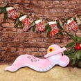 thumbnail image 3 of Plush Snake Stuffed Animal Toy, Soft Cuddly Plushie Hugger Toy for Boys & Girls, Gifts for Kids or Girlfriend, 13.8x5.5 Inches (Pink), 3 of 6