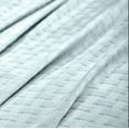 thumbnail image 4 of Superior Basketweave All-Season Cotton Blanket, Twin, Light Blue, 4 of 11
