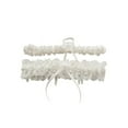 thumbnail image 1 of Wedding Bridal Legs Garter Set Bridal Garters Lace Belt Beige, 1 of 5