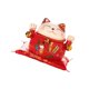 thumbnail image 1 of Cat Shape Ceramic Saving Pot Good Fortune Money Bank Home Decor Red 1Pcs, 1 of 3