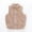 Khaki, variant on SDJMa Toddler Kids Baby Boys Girls Fashion Cute Solid Color Windproof Pocket Zipper Keep Warm Vest Coat