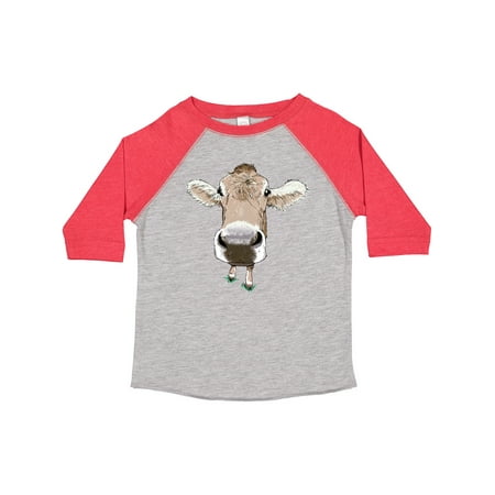 

Inktastic Funny Cow Close Up Gift Toddler Boy or Toddler Girl T-Shirt