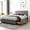 Light Gray, variant on Upholstered Platform Bed for Queen | No Box Spring, 600lbs Capacity