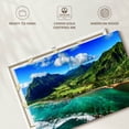 thumbnail image 6 of Elephant Stock Kualoa Coastal Landscape Wall Art - Horizontal Canvas Wall Art - Living Room Wall Decor - Beach Canvas - Green And Gray Decor - 51" x 34", 6 of 8