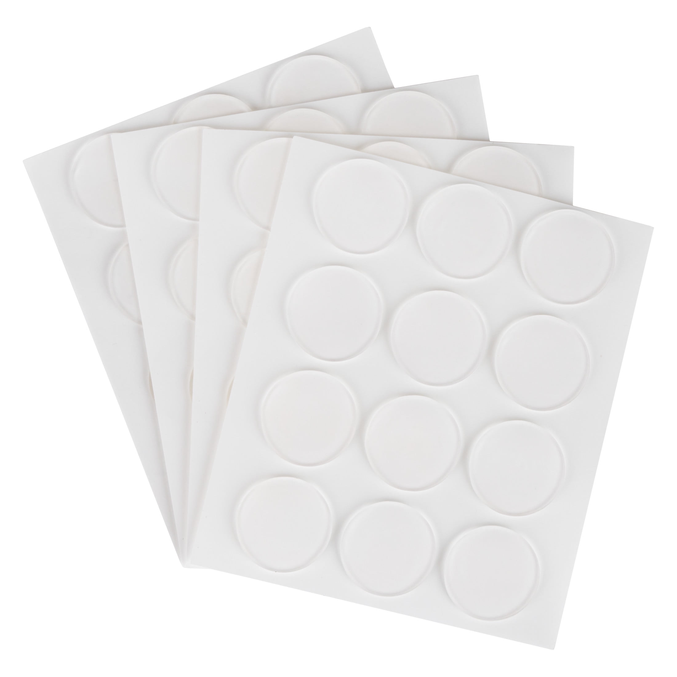 Duck Max Strength Nano-Grab 1 in. x 1 in. Mounting Circle Tabs, 48 Pack