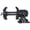 Black + Metal, variant on Multipurpose 5-Inch Multi-Jaw Rotating Bench Vise with 360-Degree Swivel Base and Head, Cast Iron Clamp for Woodworking and Metalworking, Black