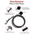 thumbnail image 3 of 2X 2Meters Gym Adjustable Cable Wire Rope Heavy Duty Steel Replacement Parts for Home Gym Fitness Cable, 3 of 8