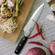 thumbnail image 2 of Hecef Juego de cuchillos de cocina con bloque, 6 piezas de acero inoxidable con alto contenido de carbono, cuchillo de pelar para pan de chef, 2 of 7