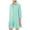 Mint Green-A, variant on Solid Color Long Sleeve Turn Down Shirt Dress for Women with Ruffled Hem Long Sleeve Fall Dresses for Women