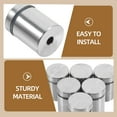 thumbnail image 3 of Zehuanyu 18 Pcs Steel Screws Stainless Steel Glass Mirror Nails 2.80X1.90X1.90CM Silver, 3 of 8